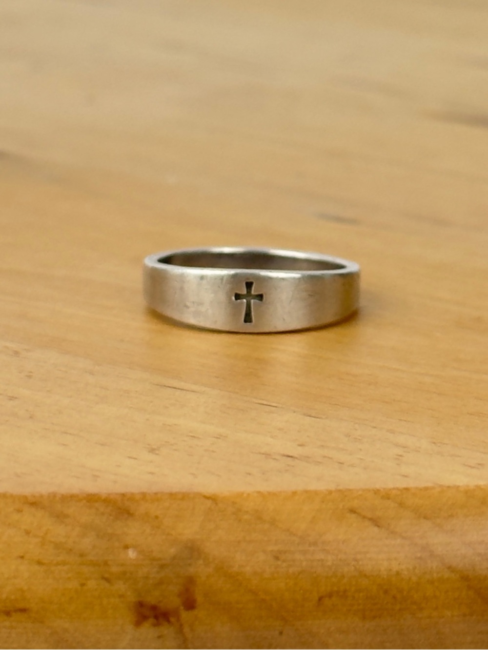 James Avery Sterling Silver Small Crosslet Ring Size 7 Unisex